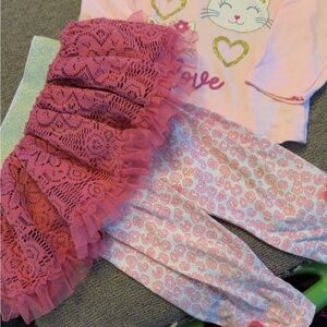 Pink Lace Tutu Skirt for Kids